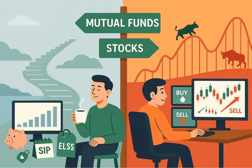 Mutual Funds vs Direct Stocks: Which is Better for Indian Investors? 5 mutual funds vs direct stocks in India