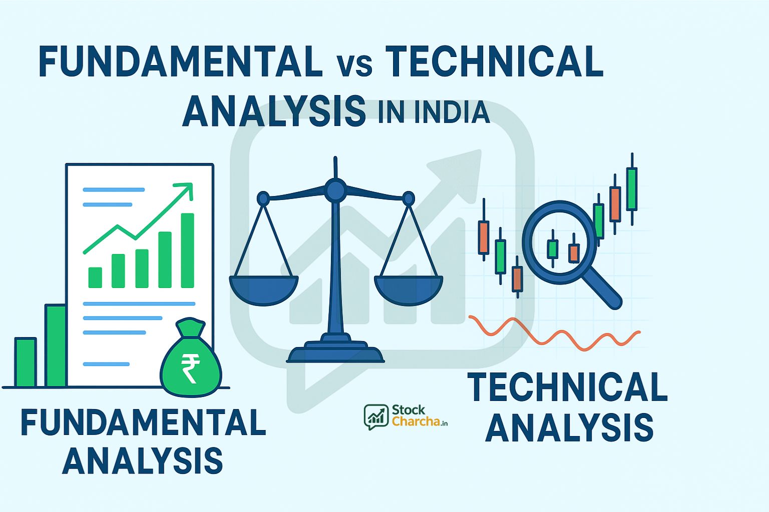 Stock Market for Beginners India 2025: Easy Guide 12 Fundamental vs Technical Analysis in India – Stock Evaluation Guide 2025