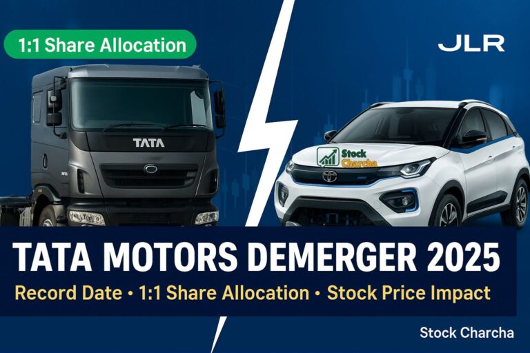 Stock Market Simplified for Every Beginner 39 Tata Motors Demerger 2025: Record Date, Share Allocation, Market Impact & Analyst Views | Stock Charcha