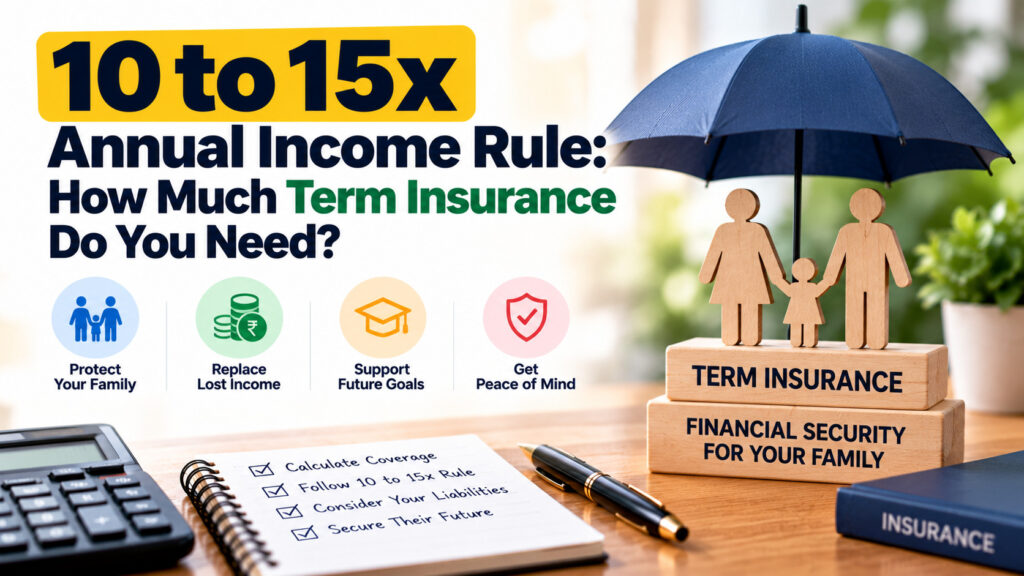 10 to 15x Annual Income Rule: How Much Term Insurance Do You Need? 1 10 to 15x Annual Income Rule: How Much Term Insurance?
