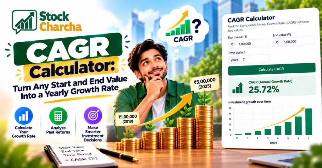 CAGR Calculator: Turn Any Start and End Value Into a Yearly Growth Rate 1 CAGR Calculator Instant, Easy Yearly Growth in 3 Steps