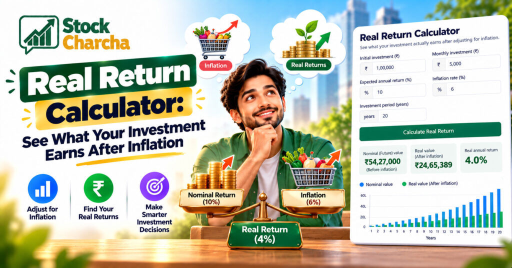 Real Return Calculator: See What Your Investment Earns After Inflation 1 Real Return Calculator: Free & Easy Inflation Check (2026)