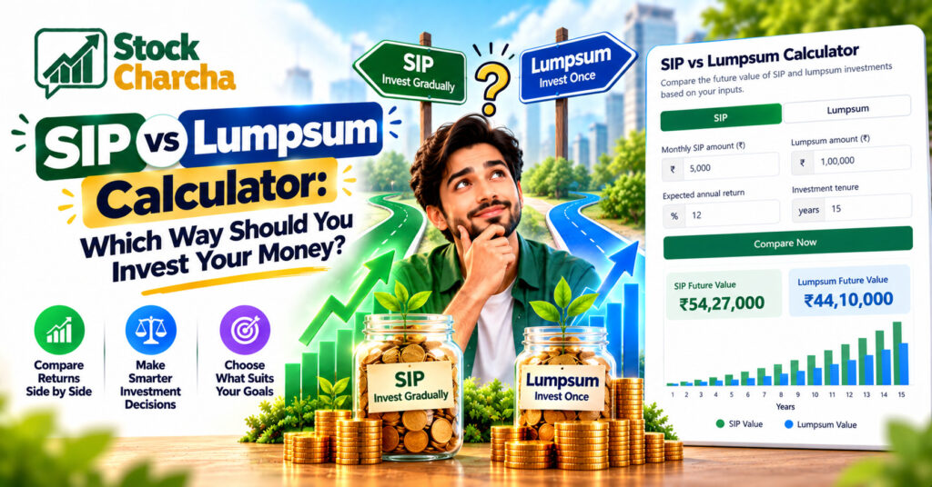 SIP vs Lumpsum Calculator: Which Way Should You Invest Your Money? 1 SIP vs Lumpsum Calculator: Free & Easy Comparison (2026)