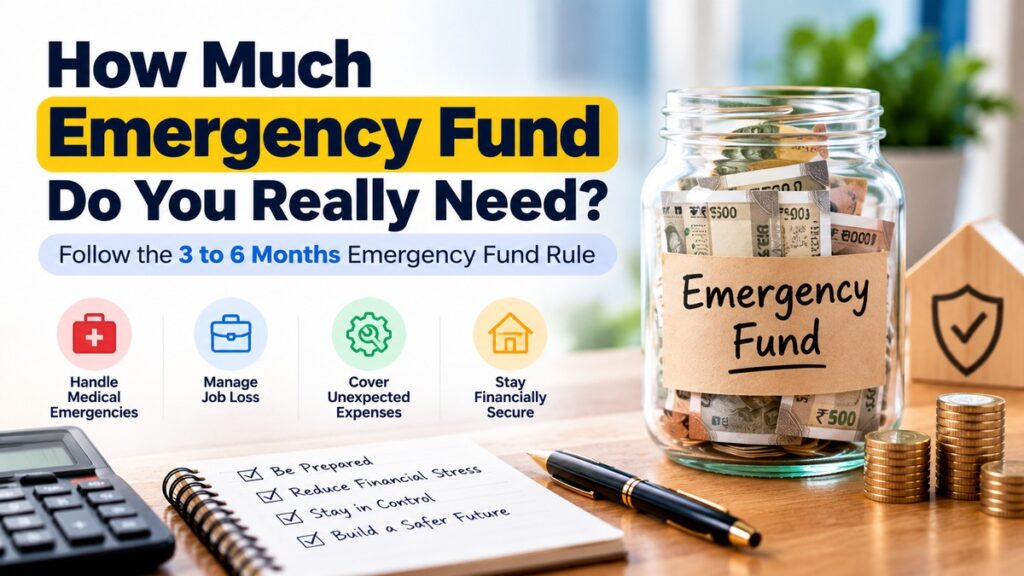 How Much Emergency Fund Do You Really Need? Follow the 3 to 6 Months Emergency Fund Rule 1 3 to 6 Months Emergency Fund Rule: How Much Do You Need?