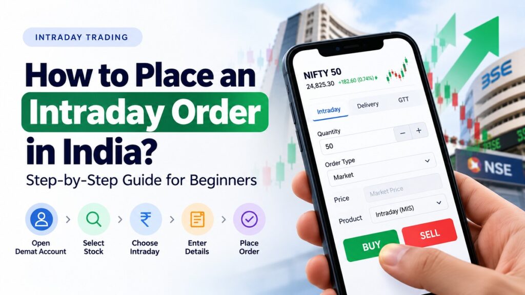 How to Place an Intraday Order in India? Step-by-Step Guide for Beginners 1 How to Place an Intraday Order in India: Beginner's Guide