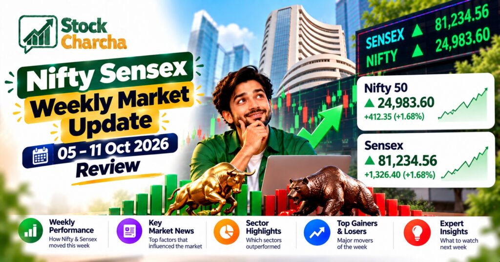 Nifty Sensex Weekly Market Update 05–11 Oct 2026 Review | Stock Charcha 1 Nifty Sensex Weekly Market Update 05-11 Oct 2026 Review | Stock Charcha
