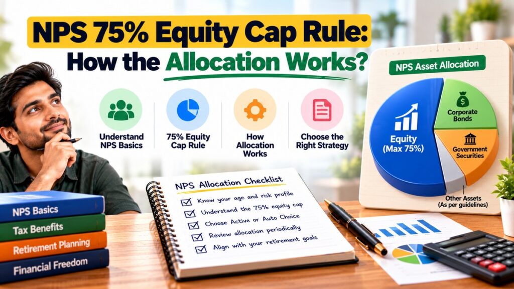 NPS 75% Equity Cap Rule: How the Allocation Works 1 NPS 75% Equity Cap Rule: Allocation, Risk & Returns | Stock Charcha